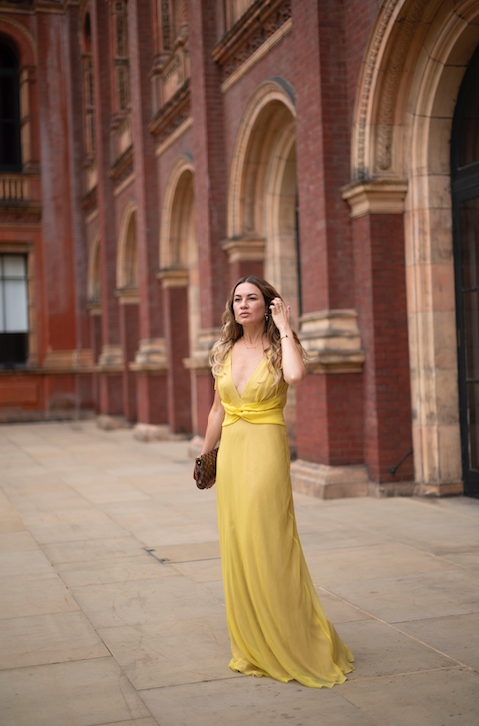 Silk Chiffon Maxi Sheer Dress Slip on Straps Minimalist Fall Clothing and Simple Wedding Dress